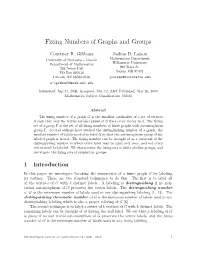 Fixing Numbers of Graphs and Groups