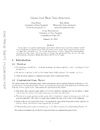 Games from Basic Data Structures
