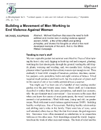 Building a Movement of Men Working to End Violence Against Women