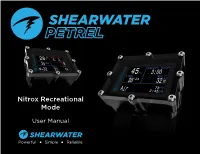 Nitrox Recreational Mode