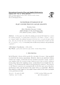 Nonlinear Invariance of Flat Connection in Gauge Gravity