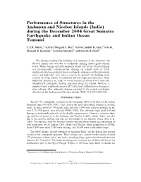 Performance of Structures in the Andaman and Nicobar Islands (India) During the December 2004 Great Sumatra Earthquake and Indian Ocean Tsunami