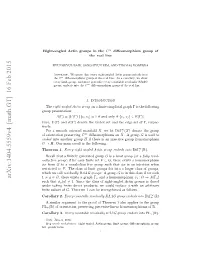 Right-Angled Artin Groups in the C Diffeomorphism Group of the Real Line