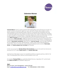 Valentine Warner