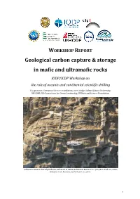 2011 Oman Mineral Carbonation Workshop