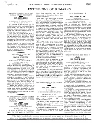Extensions of Remarks E695 EXTENSIONS of REMARKS