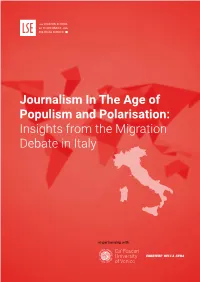 Insights from the Migration Debate in Italy