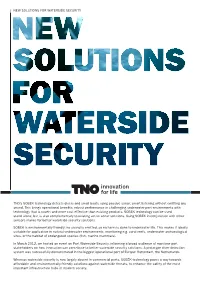 New Solutions for Waterside Security