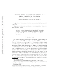 Arxiv:Math/0502561V1 [Math.RT] 26 Feb 2005 00Mteaia Ujc Lsicto:Piay1b0 S 17B40; Primary Classiﬁcation: Subject Mathematical 2000 Addresses: E-Mail ∗ #8836–2001