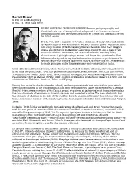 Bertolt Brecht B