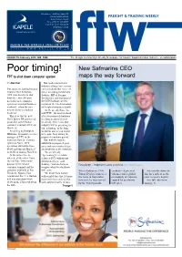 Poor Timing! New Safmarine CEO TPT to Shut Down Computer System Maps the Way Forward