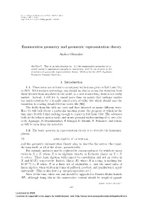 Enumerative Geometry and Geometric Representation Theory