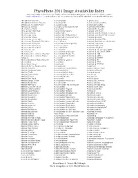 Phytophoto Index 2011