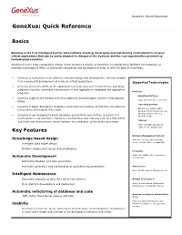 Quick Reference