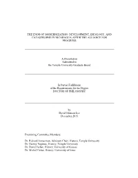 The Ends of Modernization: Development, Ideology, and Catastrophe in Nicaragua After the Alliance for Progress