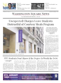 Unexpected Charges Leave Students Distrustful of Courtesy Meals Program