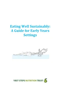 A Guide for Early Years Settings