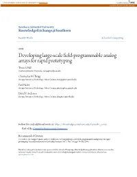 Developing Large-Scale Field-Programmable Analog Arrays for Rapid Prototyping Tyson S