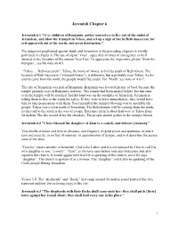 Jeremiah Chapter 6