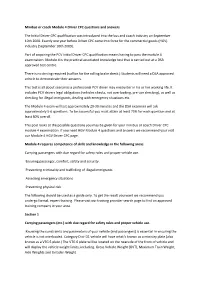 Minibus Or Coach Module 4 Driver CPC Questions and Answers