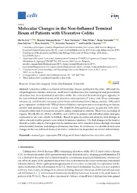 Molecular Changes in the Non-Inflamed Terminal Ileum Of