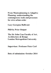Phd by Prior Output Lucy Bullivant