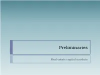 Preliminaries