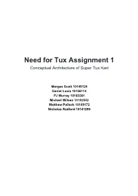 Need for Tux Assignment 1 Conceptual Architecture of Super Tux Kart