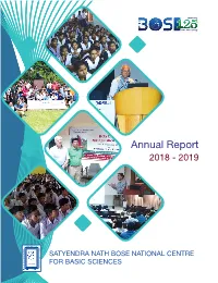 SN Bose Annual Report 18