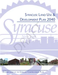 Syracuse Land Use & Development Plan 2040