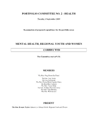 Transcript of Committee Proceedings