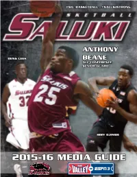 2015-16 MEDIA GUIDE Siusalukis.Com PLAYERS