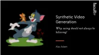 Synthetic Video Generation