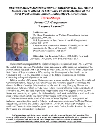 Biographical Summary