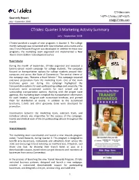 Ctrides Quarterly Report