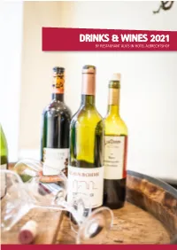 Drinks and Wines 2021