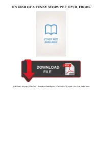 Its Kind of a Funny Story PDF Book