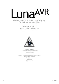 Lunaavr Language Reference