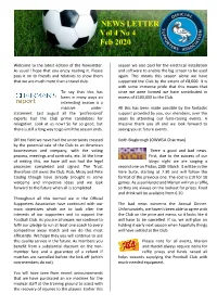 OWWSA Newsletter Feb 2020