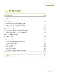 Statistical Annex