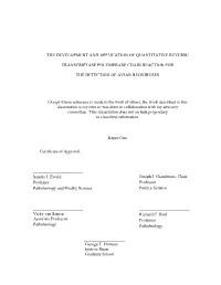 The Development and Application of Quantitative Reverse
