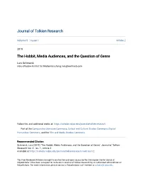 The Hobbit, Media Audiences, and the Question of Genre