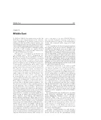 [ 2003 ] Part 1 Chapter 6 Middle East