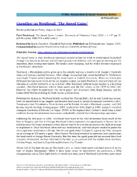 Guenther on Westhead, 'The Speed Game'