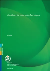 Guidelines for Nowcasting Techniques