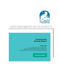 Procurement Activity Report 2009/10
