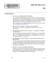 AMD APP SDK V2.9.1