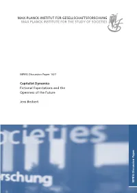 Capitalist Dynamics Mpifg Discussionpaper14/7