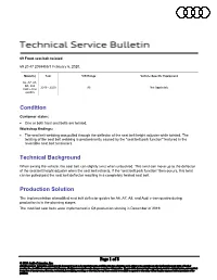 Condition Technical Background Production Solution