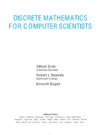 Discrete Mathematics for Computer Scientists